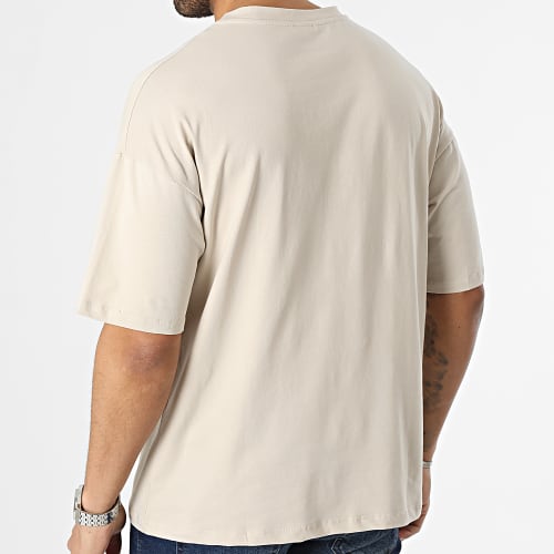 Lot De 2 Tee Shirts Oversize Large 1070521 Noir Beige