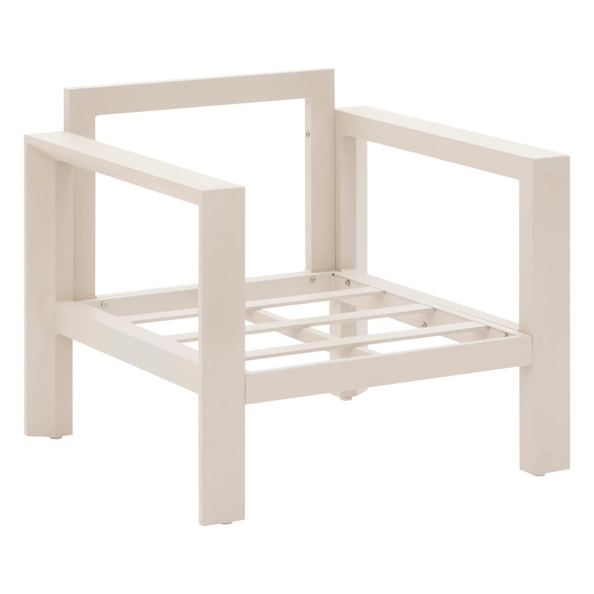 FAUTEUIL EVASION ALUMINIUM ARGILE