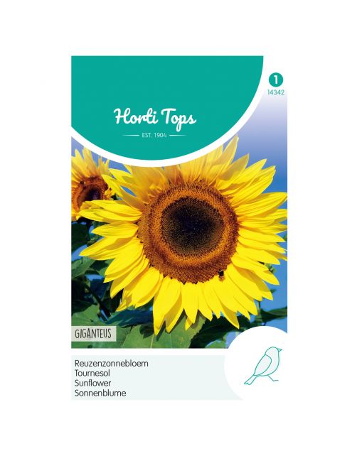 Hortitops Helianthus - Zonnebloem Giganteus - Bloemenzaden - 4 g