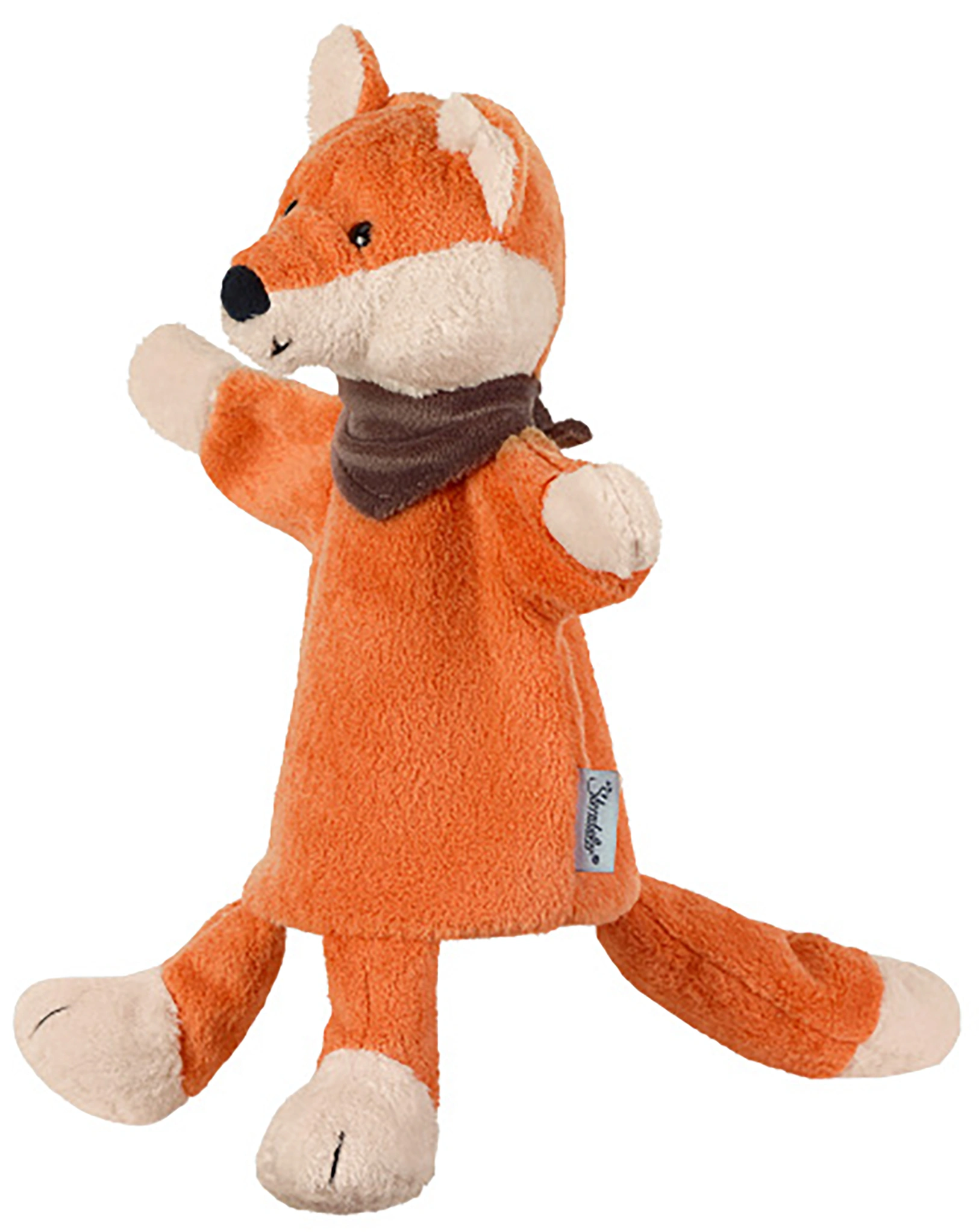 Kinder-Handpuppe FUCHS (32cm) in rotbraun