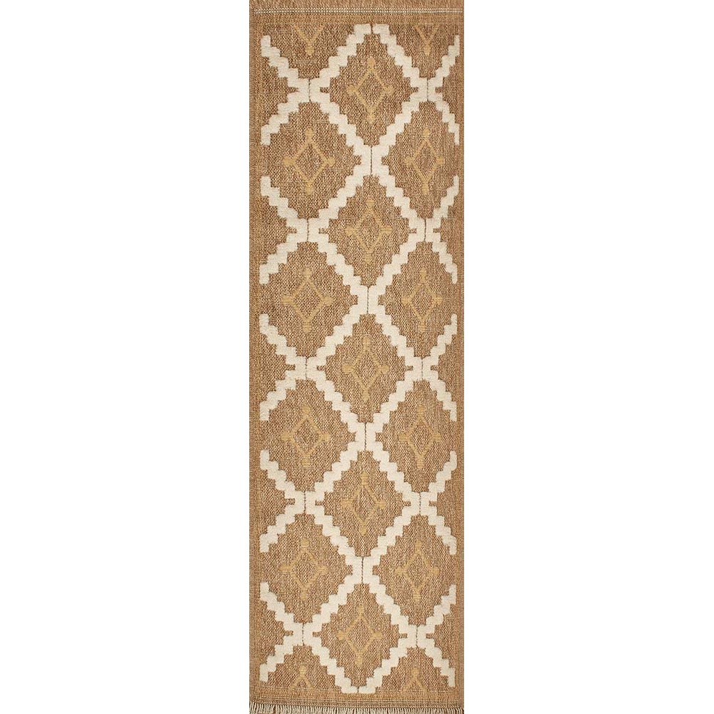 Tapis intérieur extérieur aspect jute jaune tulum 9041 230 x 160 cm