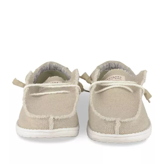 Baskets BEIGE NAVY SAIL