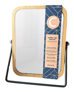 Treffina Bamboe Make-up spiegel 3x Vergroot 1ST