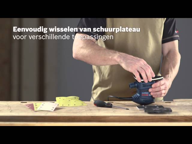 Bosch GSS 160-1 A 3-in-1 Multischuurmachine in L-Boxx - 180W