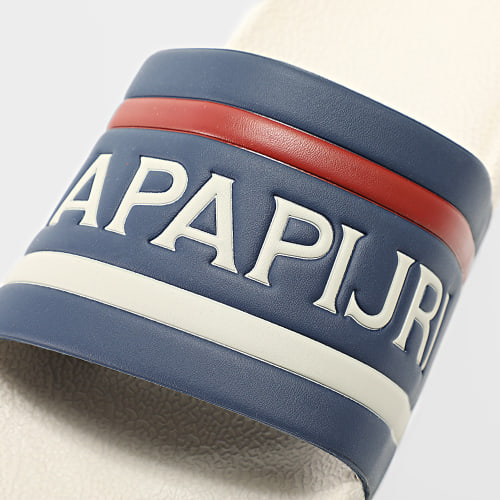 Claquettes Stream White Navy