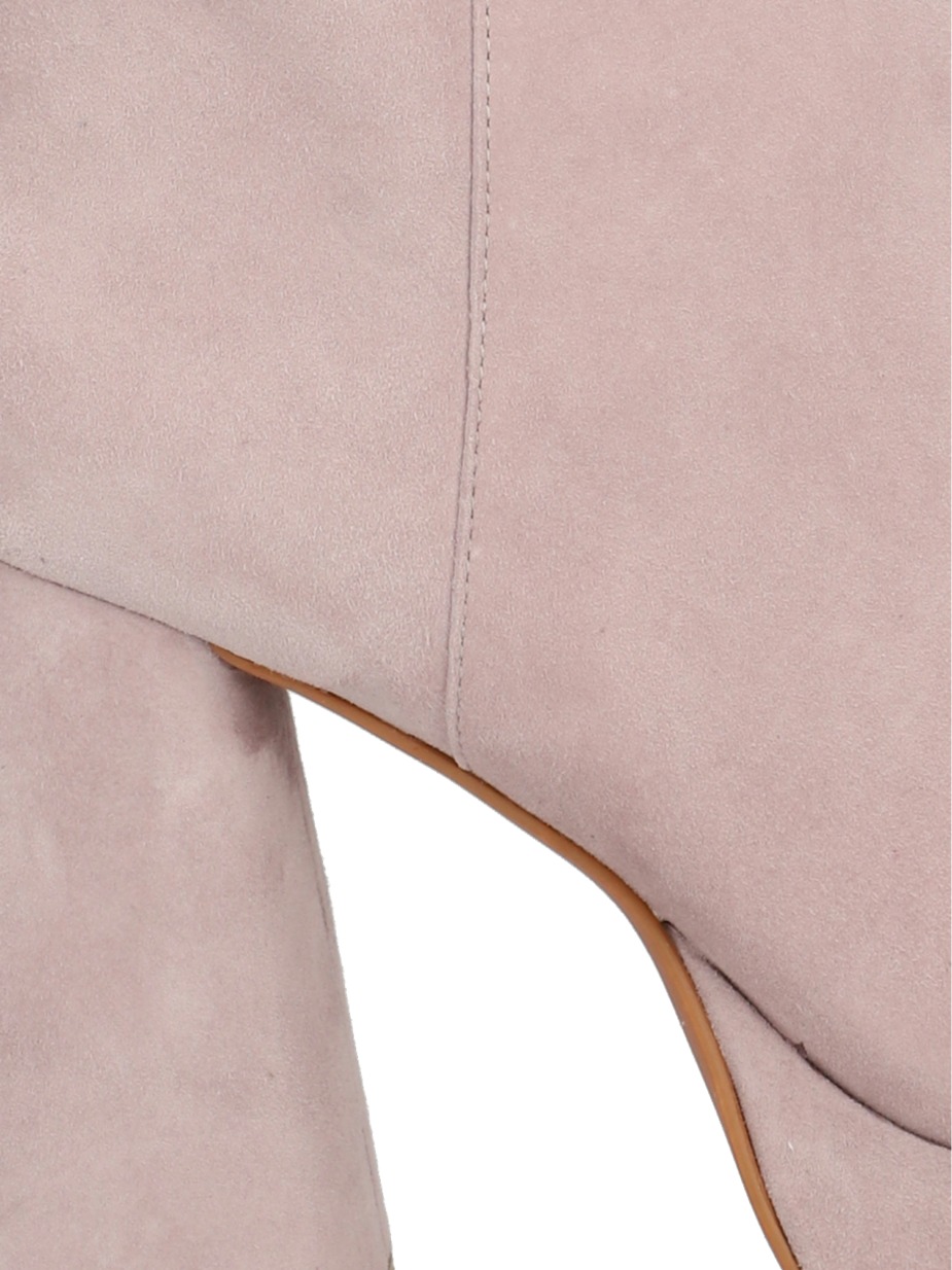 Veloursleder Stiefelette