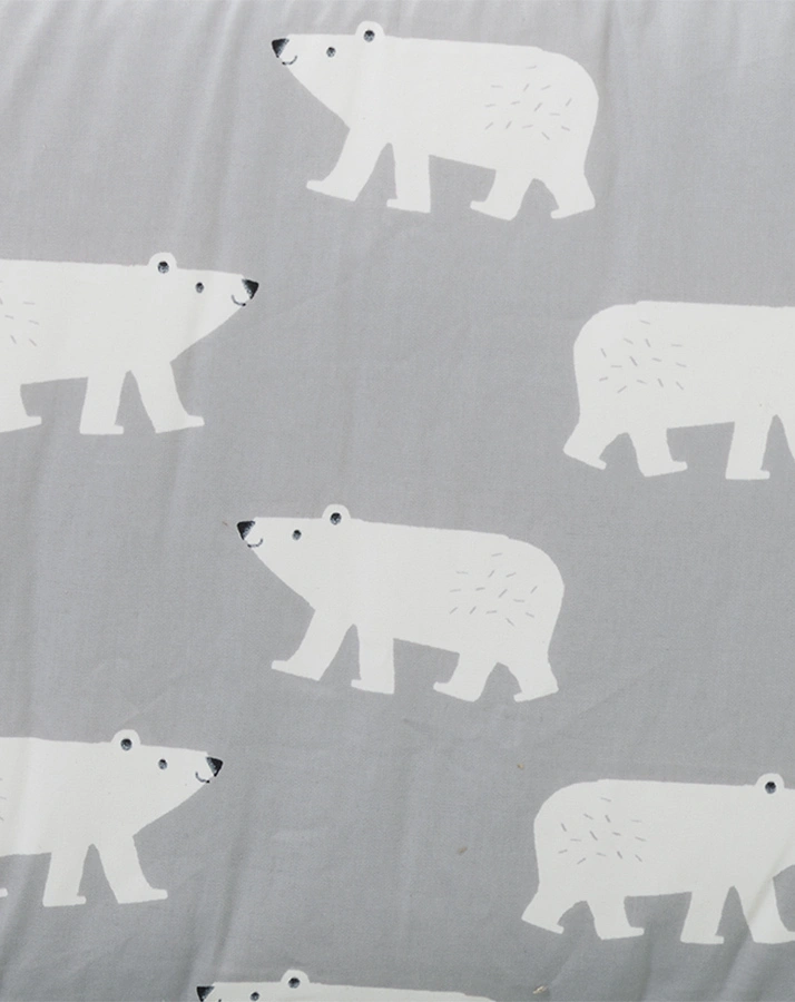 Nestchen POLAR BEAR für 75x95cm Laufgitter in grau