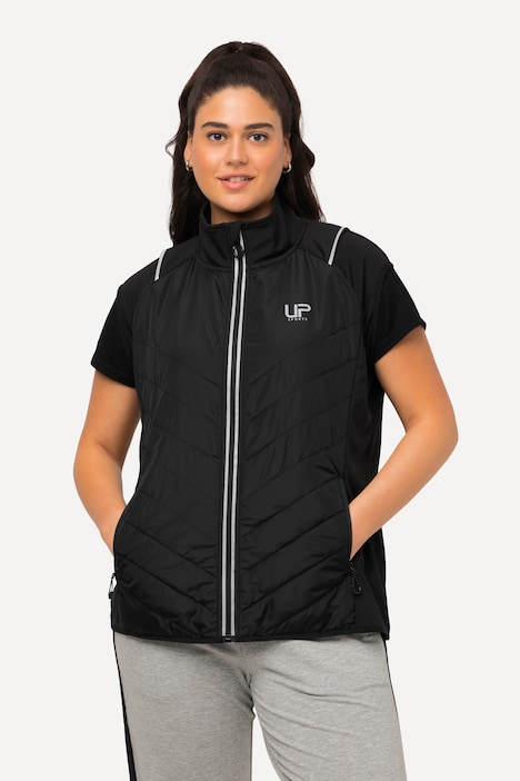 2-in-1-Funktionsjacke, Ärmel abnehmbar, Stehkragen