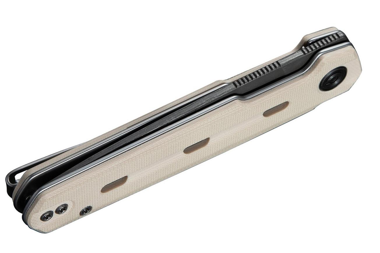 Civivi Navo C25015A-DS1 Damascus, Ivory G10, zakmes, Ostap hel design