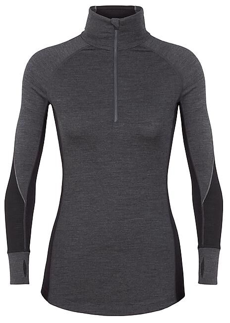 ICEBREAKER - T-SHIRT ML DEMI ZIP ZONE 260 HALF ZIP W