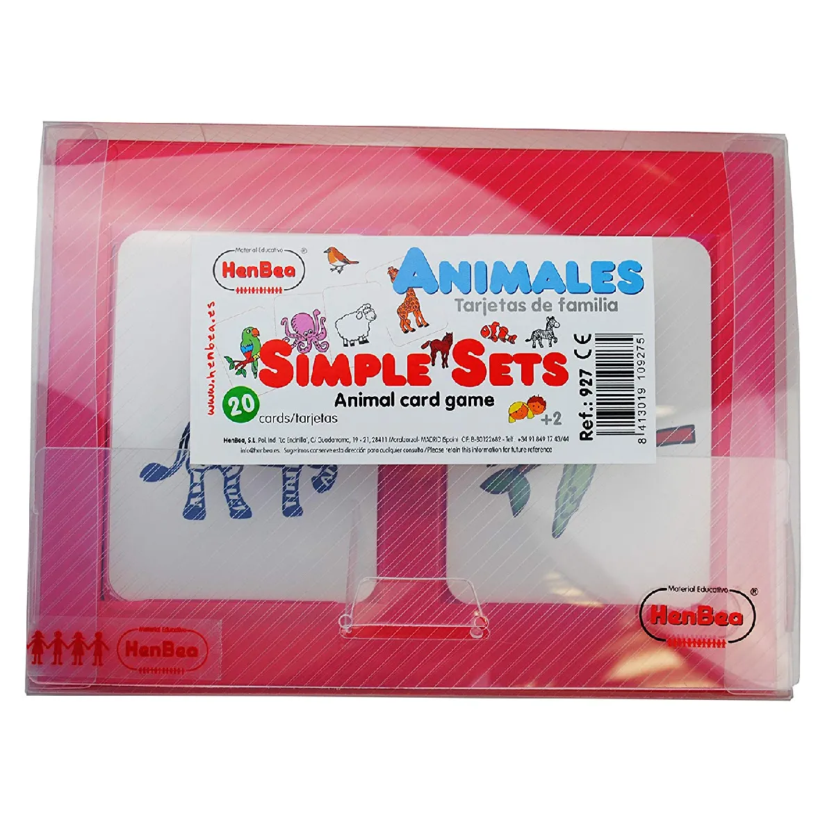 Henbea Jeu de Cartes - Animaux