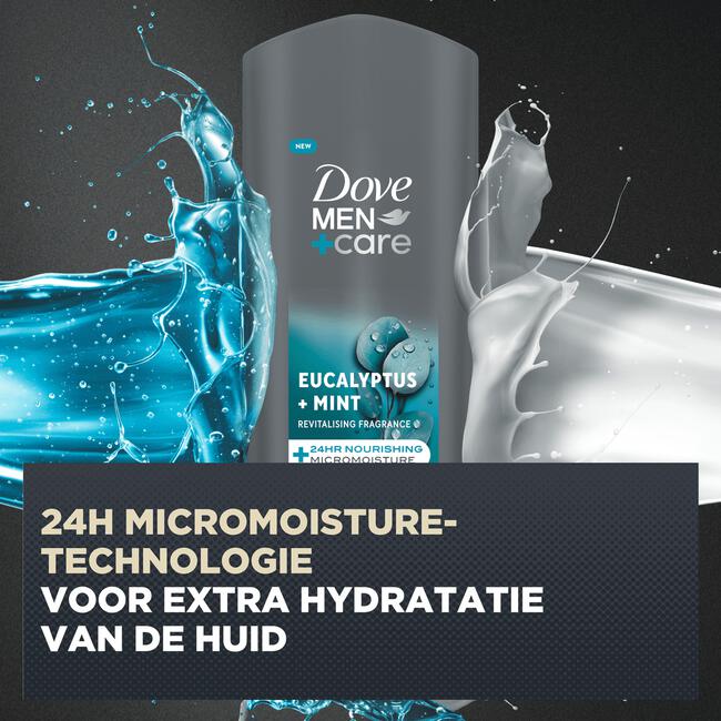 Dove Men + Care Showergel Eucalyptus + Mint 250 ML