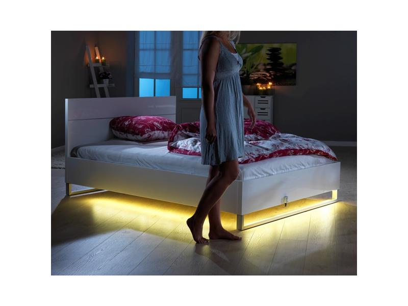 Näve LED-Stripe 2x 1.2 m 3000 K, Set Bettlicht mit Bewegungssensor