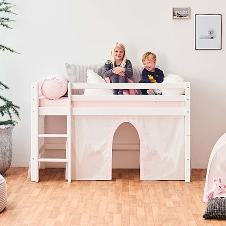 Hoppekids Winter Wonderland forhæng til halvhøj- og køjeseng 70x160 cm