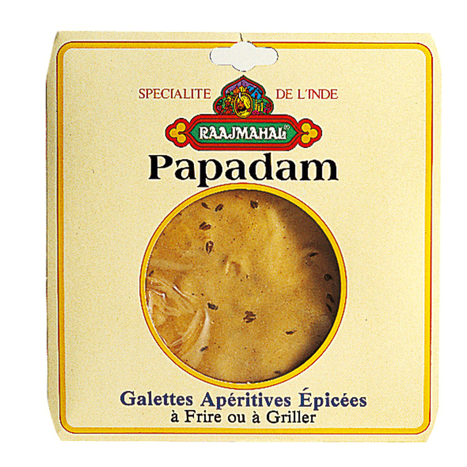 Papadam - Galettes apéritives à base de farine de lentilles - Raajmahal