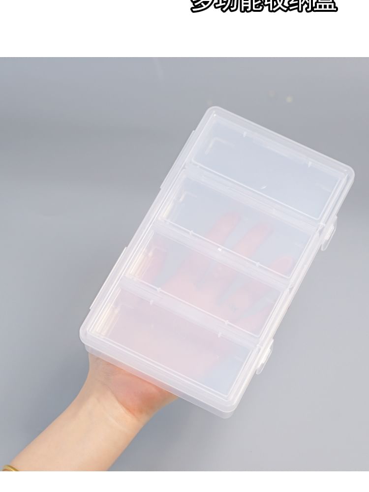 denivyse - Transparante make-up opbergdoos met vakjes