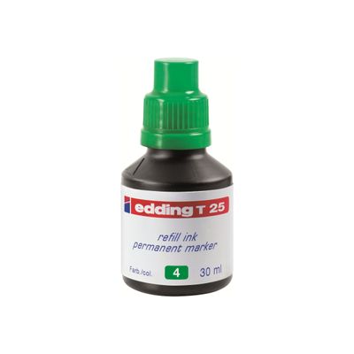 edding T 25 - Recharge d'encre pour marqueur permanent - vert
