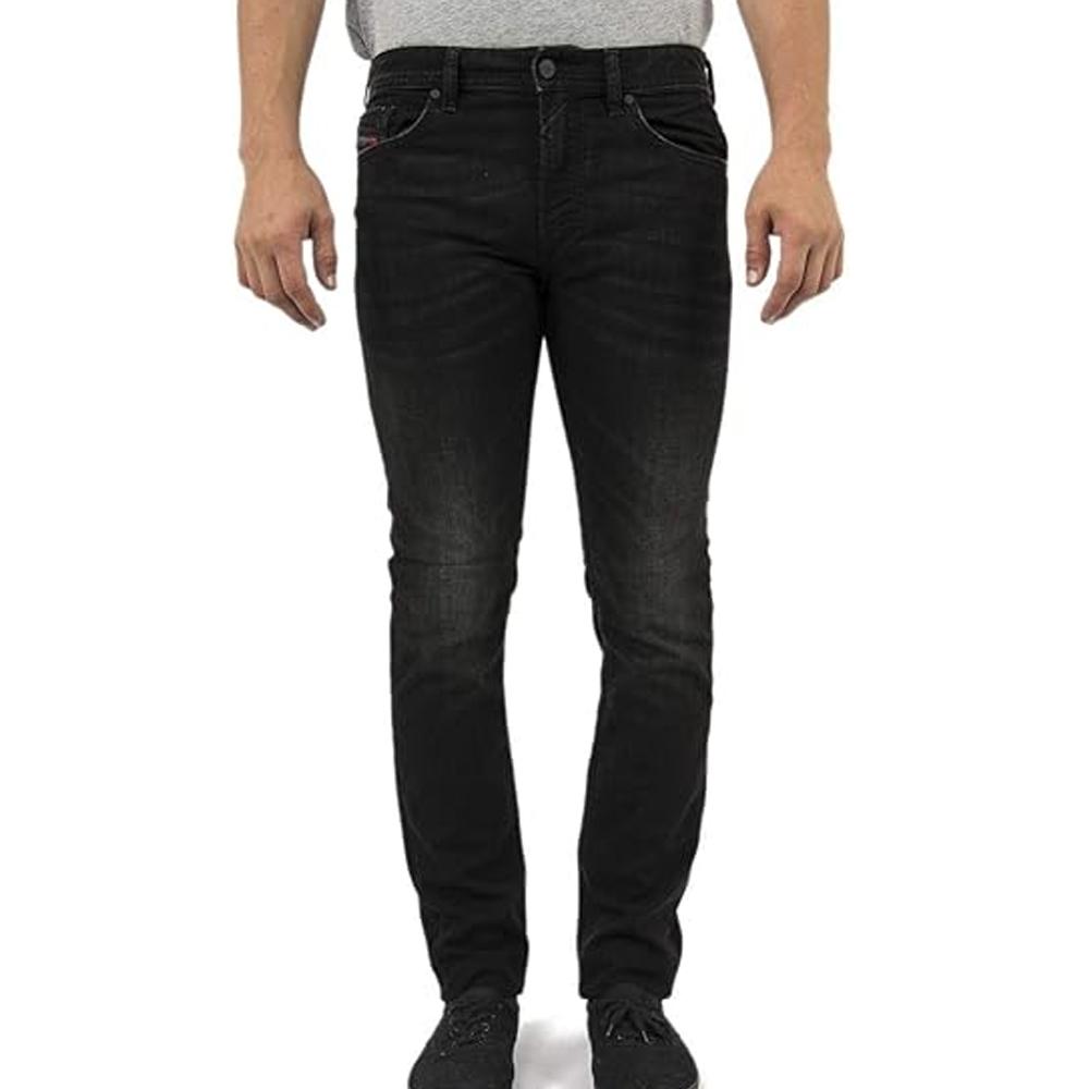 Diesel Jean Slim Noir Délavé Homme Diesel Thommer