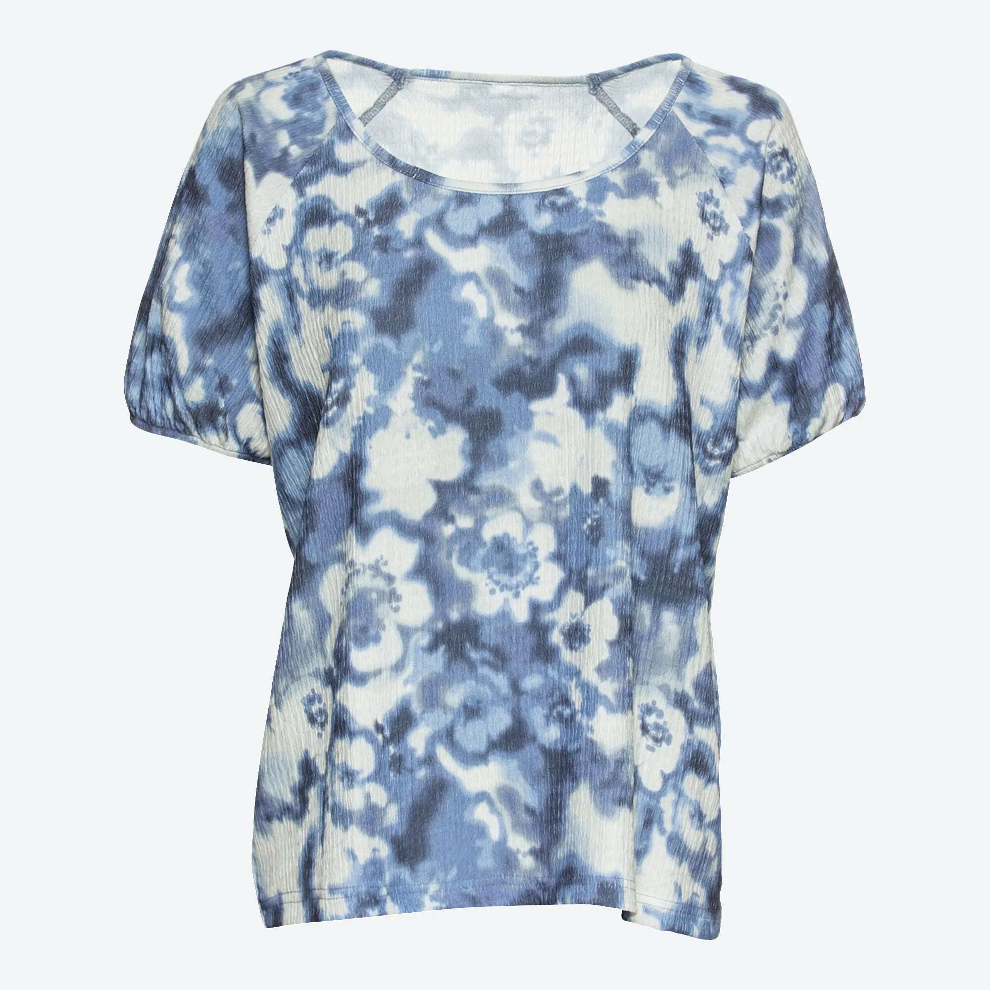 Damen-T-Shirt in Crinkle-Qualität