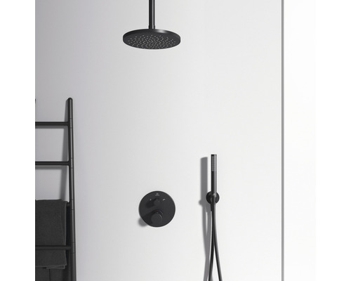Ideal Standard Idealrain ronde douchekop Ø 300 mm zijdezwart A5803XG