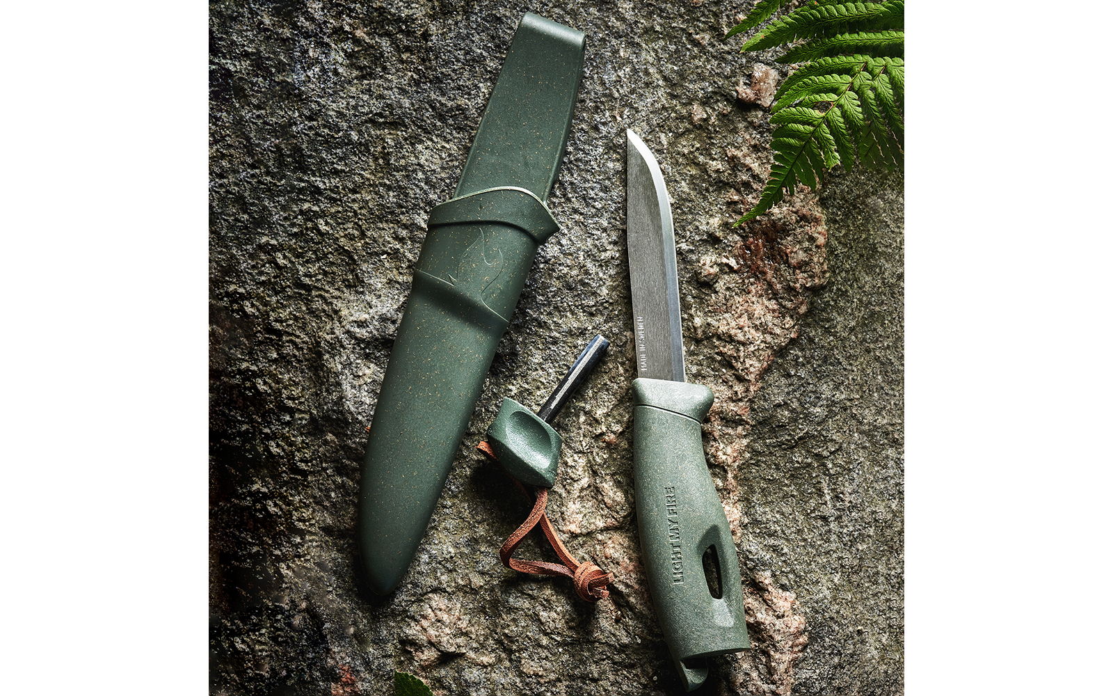Light My Fire Swedish FireKnife  2in1 Anzünder cocoshell