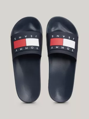 Slides de piscina com logotipo essencial