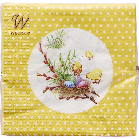 Windsor påskeservietter 33x33 cm 20-pak