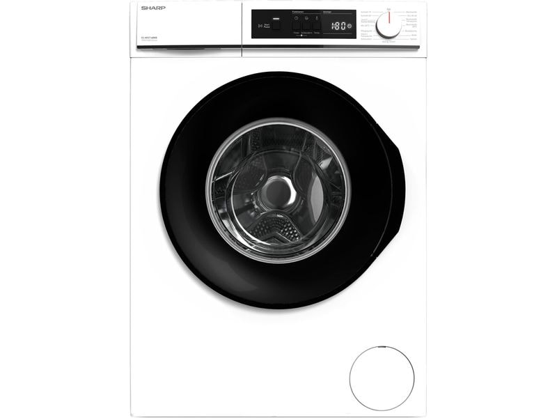 Sharp Waschmaschine ES-NFA714BWB-CH Links Frontloader mit 7 kg Ladekapazität