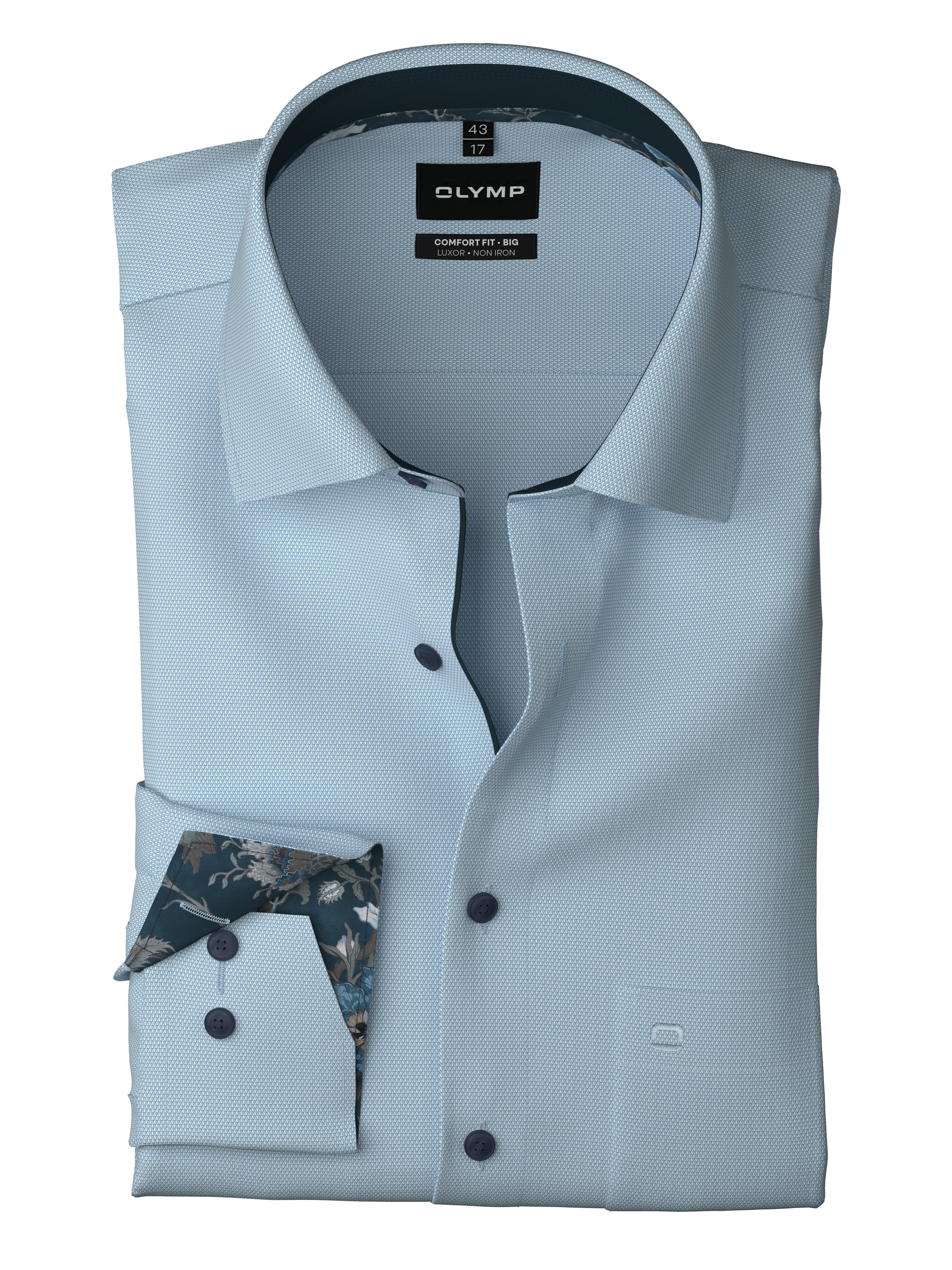OLYMP Langarmhemd »Big & Tall«, Neue COMFORT FIT BIG Kollektion, Businesshemd