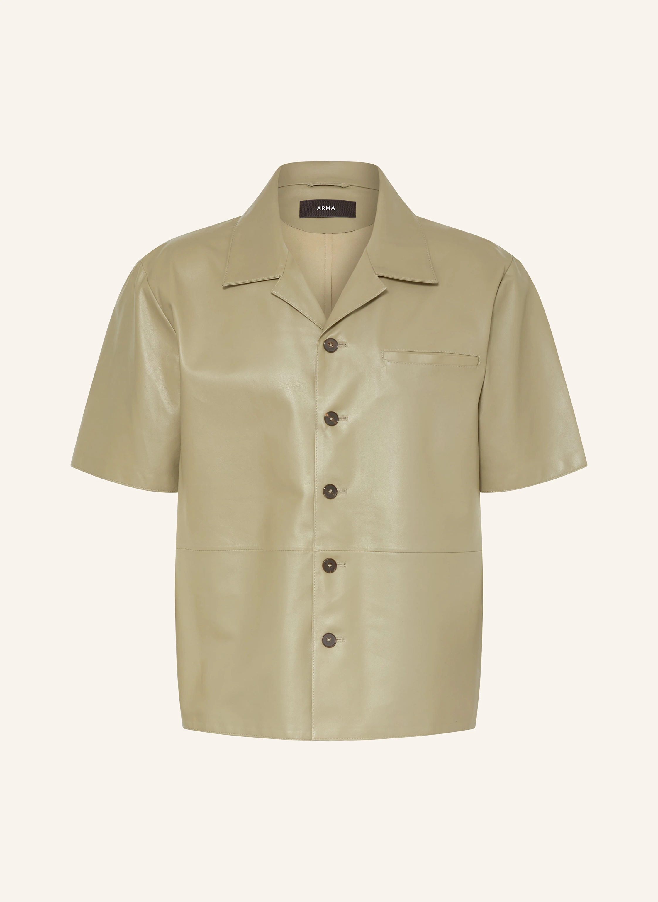 ARMA Resorthemd CAVE Comfort Fit aus Leder