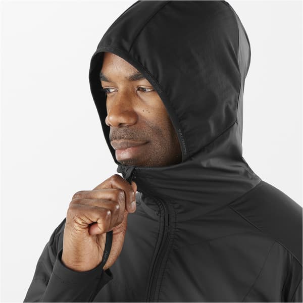 Softshell randonnée SALOMON OUTLINE AS HYBRID DEEP BLACK