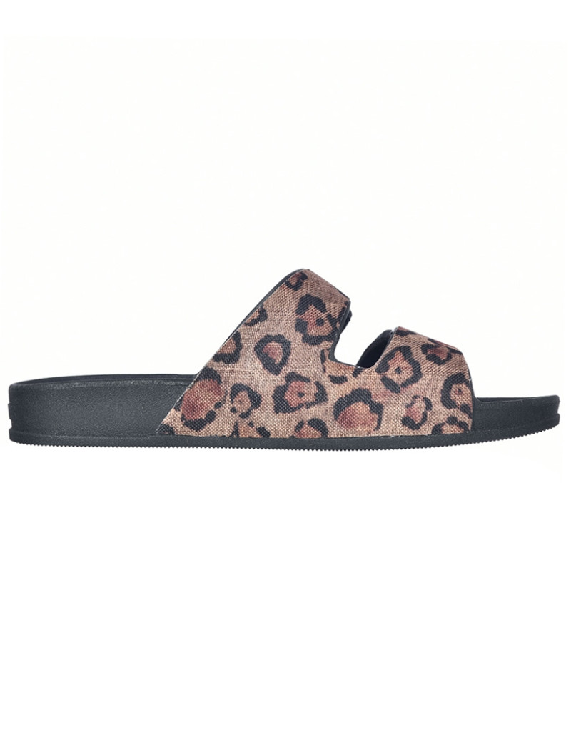 CACATOES SANDALES LÉOPARD FEMME IXIA BLACK