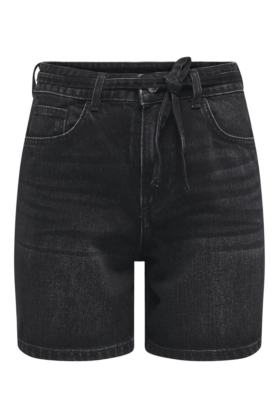 Only Onlgianna Belted Shorts Azg 4670917 washed black
