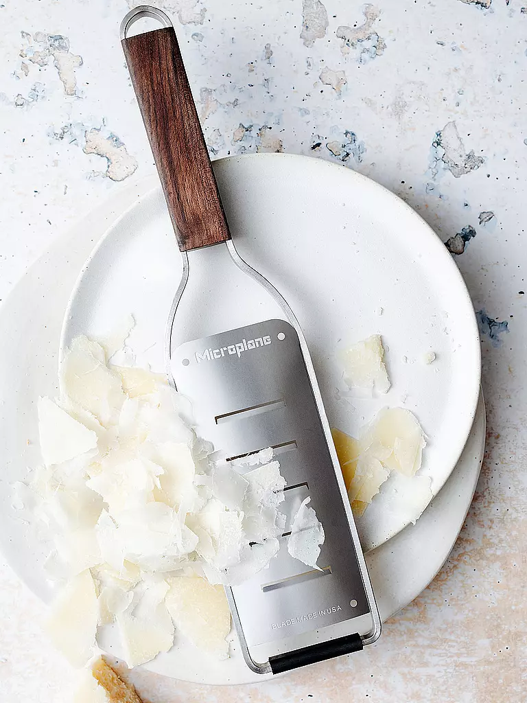 MICROPLANE Reibe - Raspel MASTER Walnuss braun