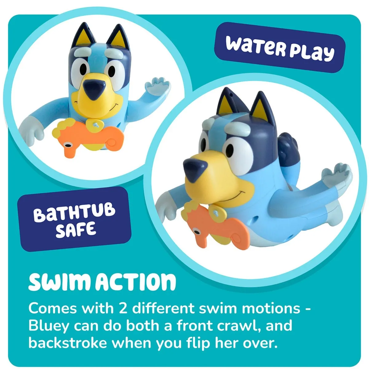 Bluey Jouet de Bain Bluey avec Hippocampe