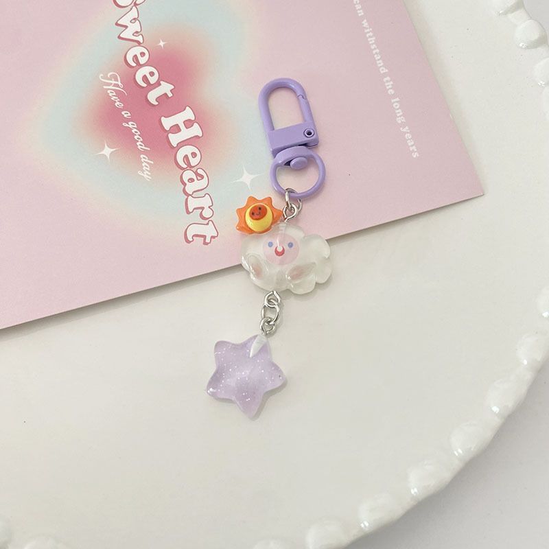 Kawano - Cloud Star Alloy Bag Charm Sleutelhanger (Diverse ontwerpen) / Set