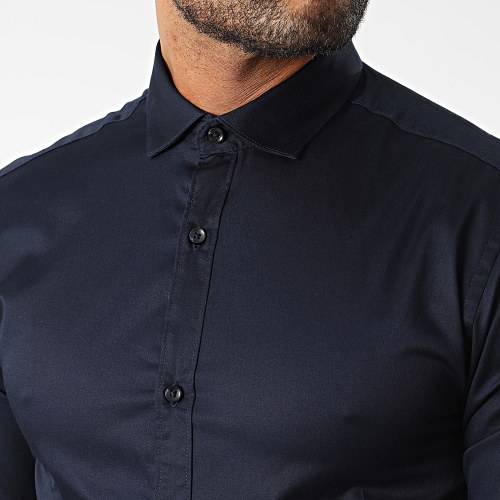 Chemise Manches Longues Parma Bleu Marine