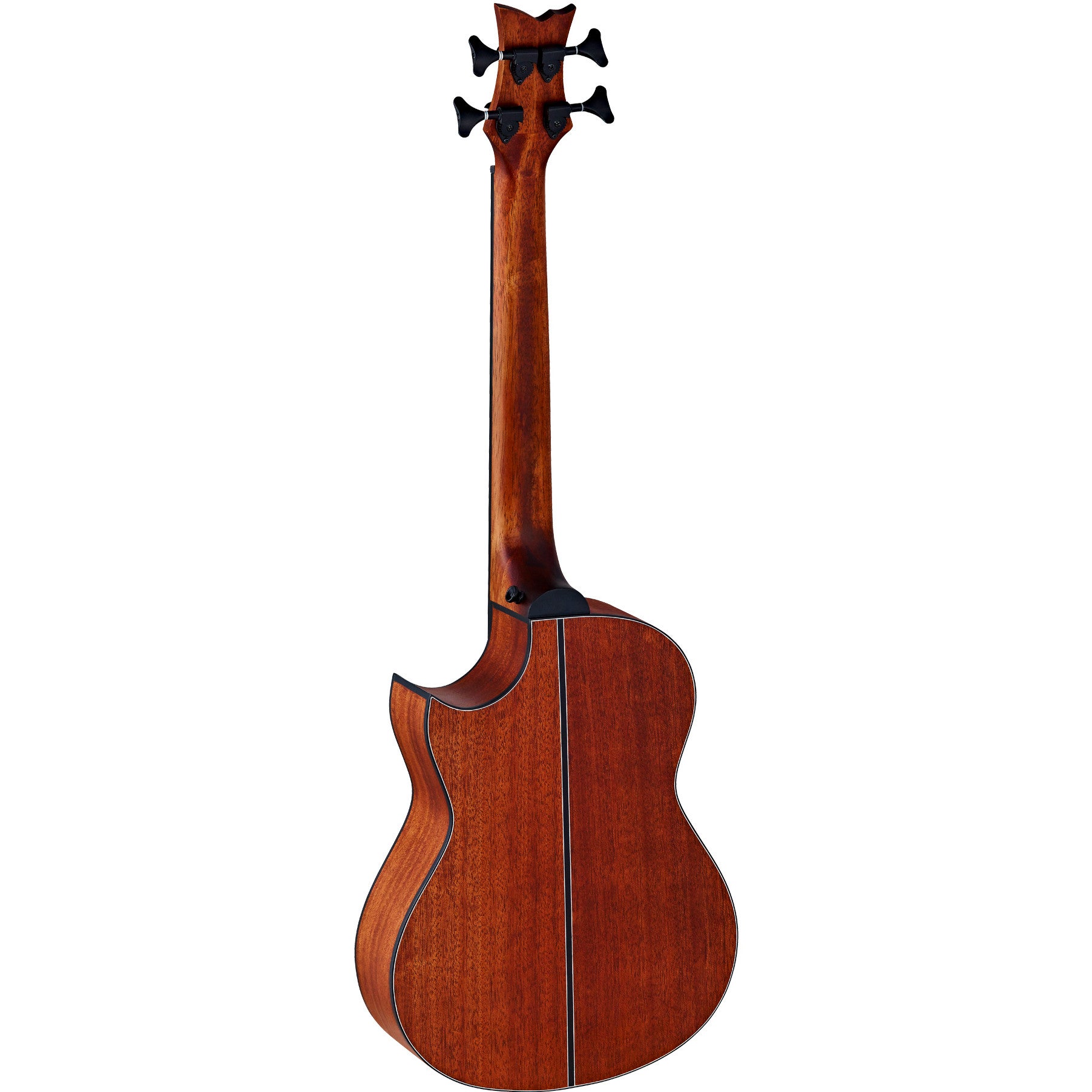 Ortega Lizard Series LIZZY-PRO fretloze longscale bas-ukelele met tas