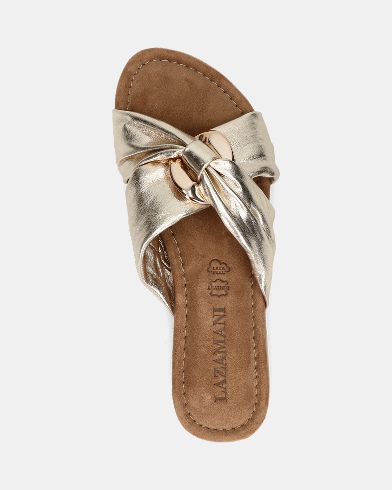 Lazamani Slippers  - goud