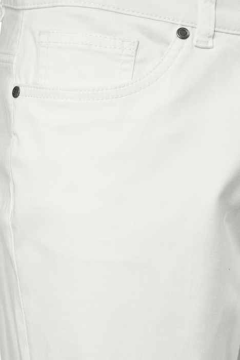 3/4-Jeans, mit Schlag und Fransensaum, 5-Pocket