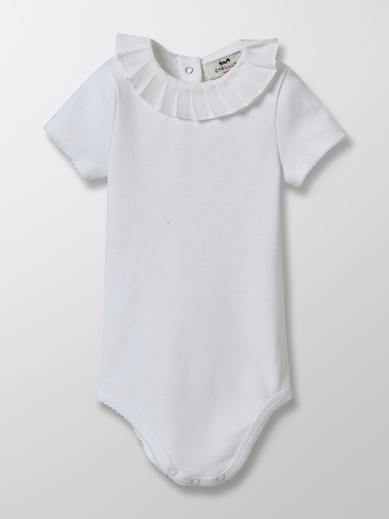 Body col plissé Bébé - Coton Bio