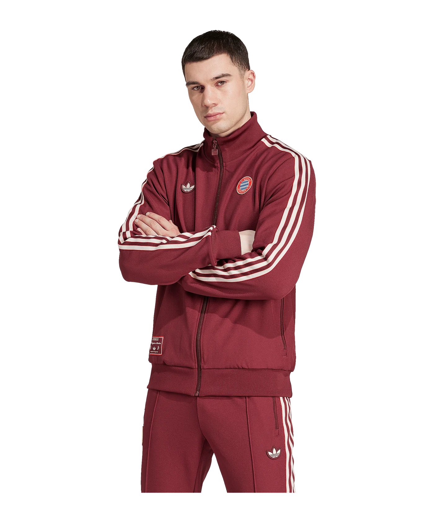 adidas FC Bayern München Terrace Icon Trainingsjacke Rot