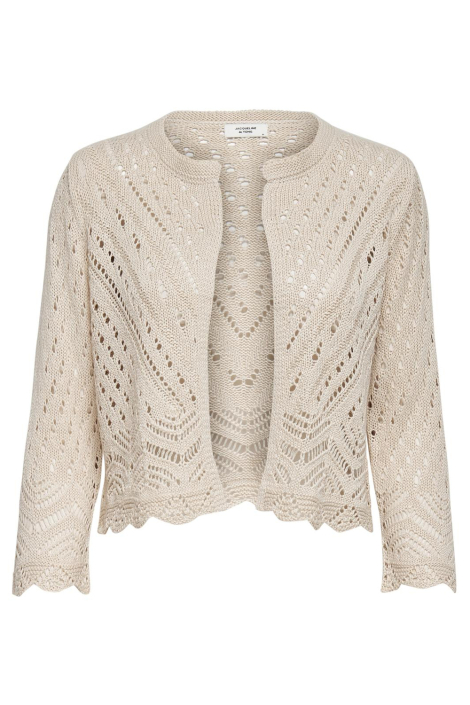 Jacqueline de Yong beige dames vest