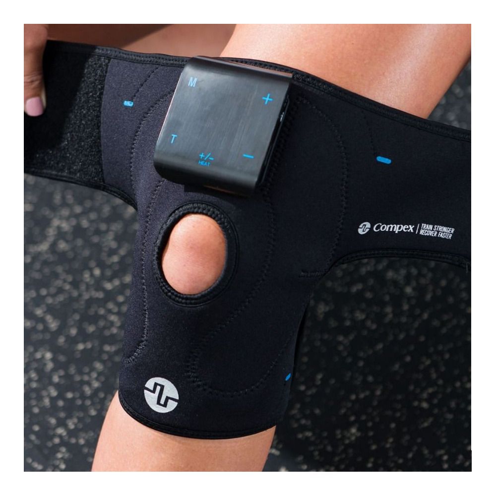 Compex TENS/HEAT - Genouillère noir