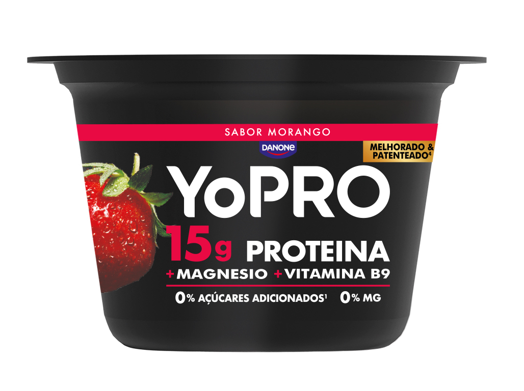 IOGURTE YOPRO SÓLIDO MORANGO 160G