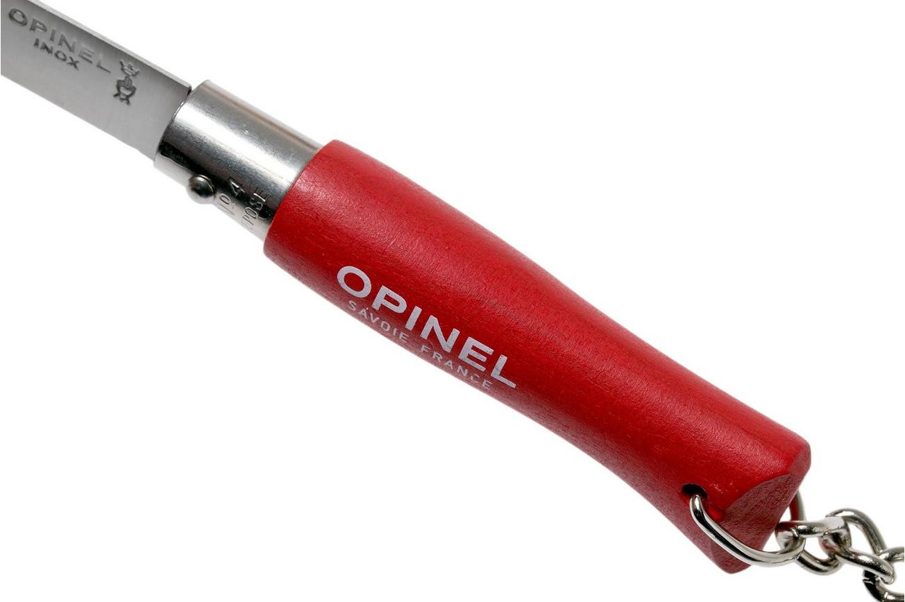 Opinel zakmes No. 04RV Keyring zakmes, Red