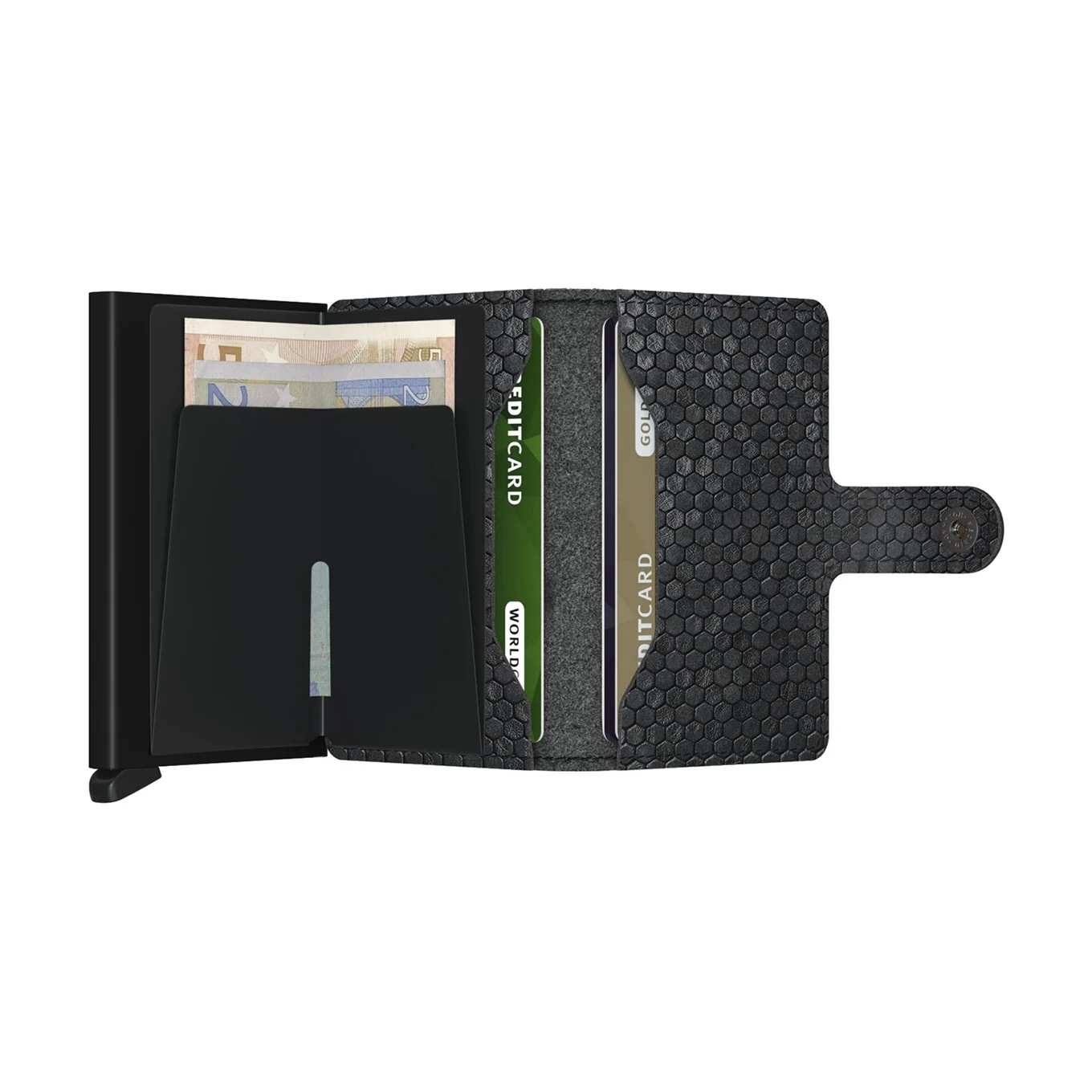 Secrid Miniwallet Hexagon Black