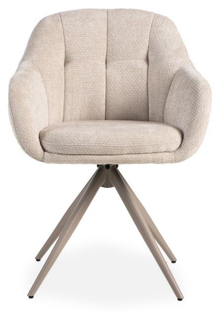 Eetkamerstoel Naturel FE-92.002 Esma B60 x D62 x H80 cm