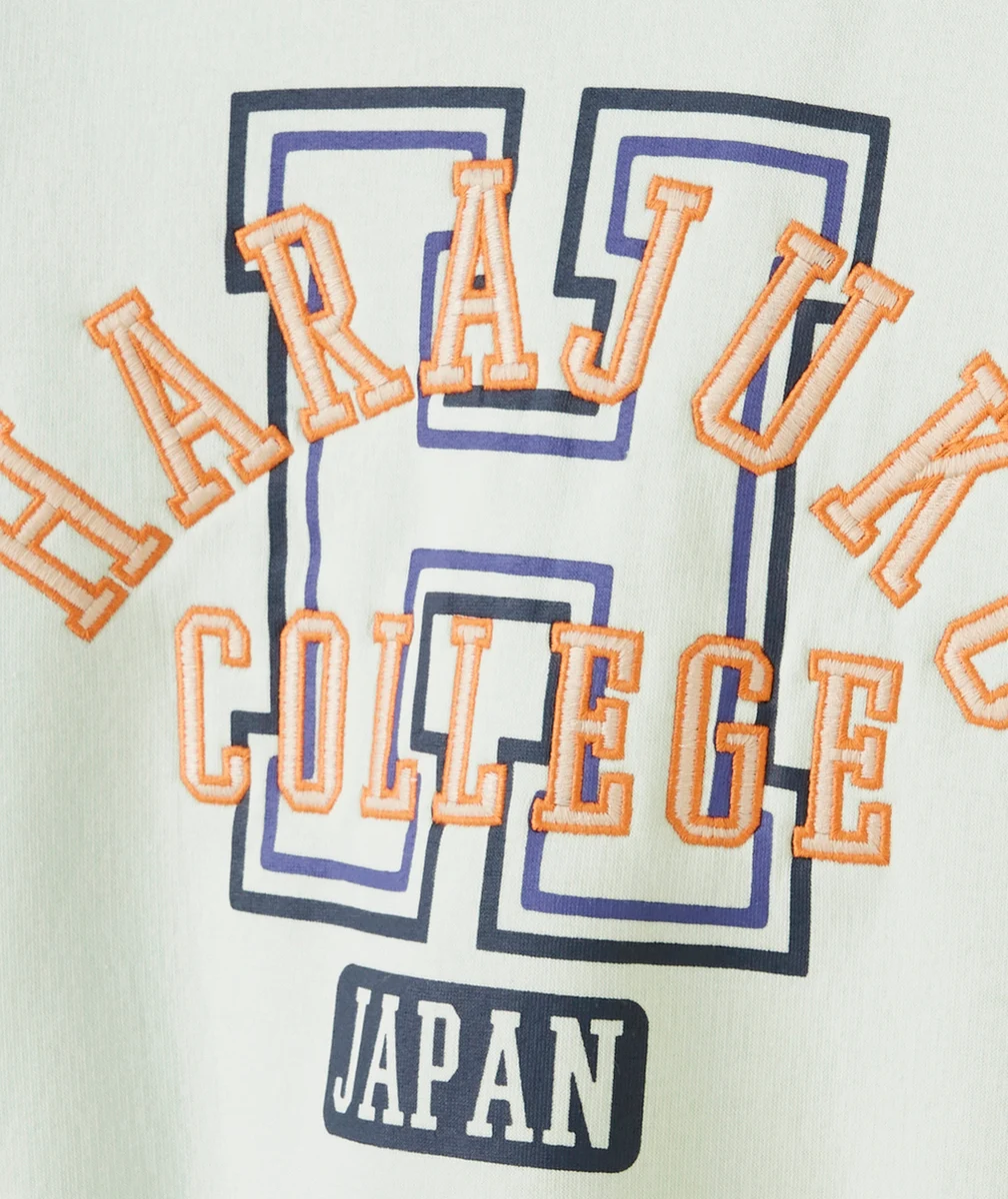 SWEAT À CAPUCHE GARÇON EN FIBRES RECYCLÉES VERT THÈME CAMPUS