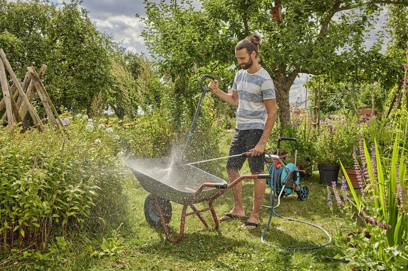Gardena - Liano Xtreme - Tuinslang - Zwart - Textiel - 15m Set met Opbergtas